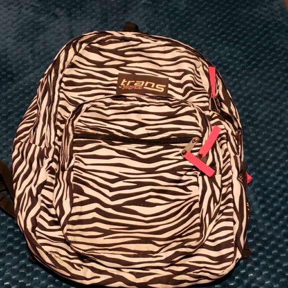 jansport zebra print backpack